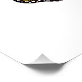 Blume Butterfly mit gelbem Kalifornien-Mohn Poster (Ecke)