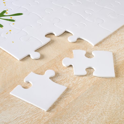 Blume Butterfly mit gelbem Kalifornien-Mohn Puzzle (Seite)