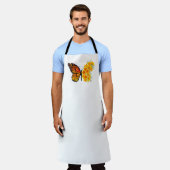 Blume Butterfly mit gelbem Kalifornien-Mohn Schürze (Getragen)