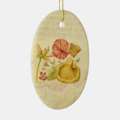 Blume Butterfly Mushroom Wasserfarbe Malerei Keramik Ornament (Rechts)