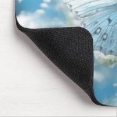 Blume Butterfly Nature Serene Tranquil Mousepad (Ecke)