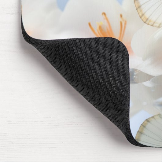 Blume Butterfly Nature Serene Tranquil Mousepad (Ecke)