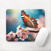 Blume Butterfly Nature Serene Tranquil Mousepad (Mit Mouse)