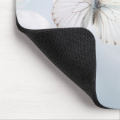 Blume Butterfly Nature Serene Tranquil Mousepad (Ecke)