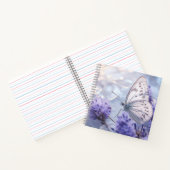 Blume Butterfly Nature Serene Tranquil Notizblock (Innenseite)