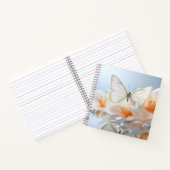 Blume Butterfly Nature Serene Tranquil Notizblock (Innenseite)
