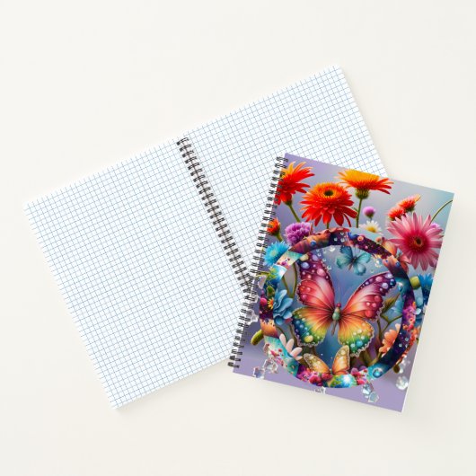 Blume Butterfly Notizblock (Innenseite)