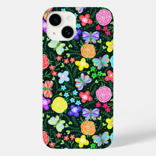 Blume Butterfly Regenbogen Case-Mate iPhone 14 Hülle