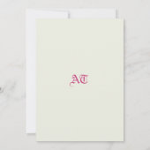 Blume Butterfly Save The Date (Rückseite)