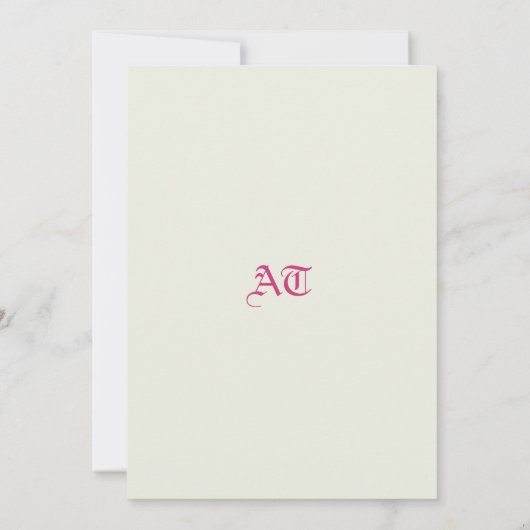 Blume Butterfly Save The Date (Rückseite)