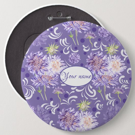 Blume Button (Vorne & Hinten)