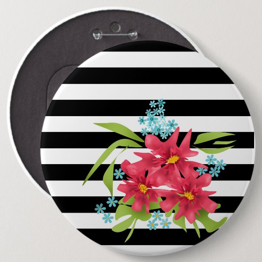 Blume Button (Vorne & Hinten)