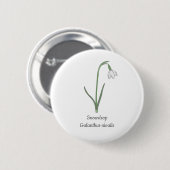 Blume Button (Vorne & Hinten)