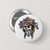 Blume Button (Vorne & Hinten)