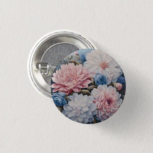 Blume Button (Vorne & Hinten)