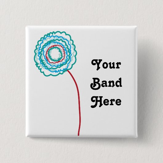 Blume Button (Vorderseite)