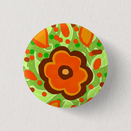 Blume Button (Vorderseite)
