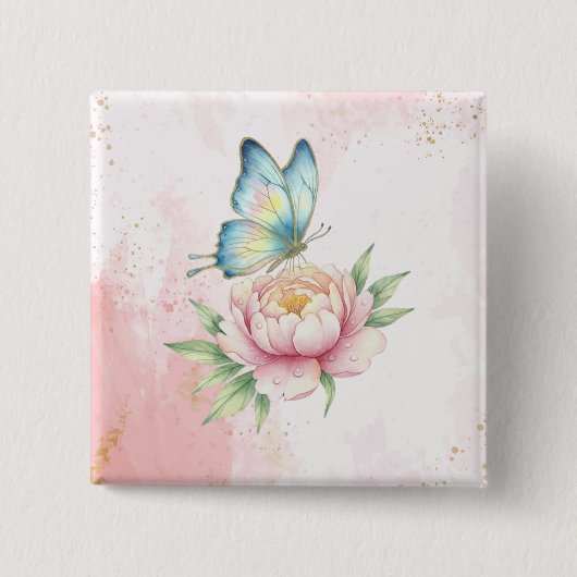 Blume Button (Vorderseite)