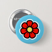 Blume Button (Vorne & Hinten)