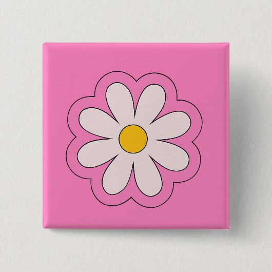 Blume Button (Vorderseite)