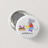 Blume Button (Vorne & Hinten)