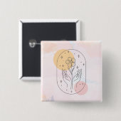 Blume Button (Vorne & Hinten)