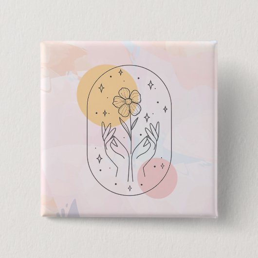 Blume Button (Vorderseite)