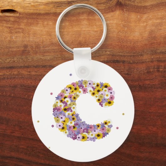 BLUME C SCHLÜSSELANHÄNGER (Vorderseite)