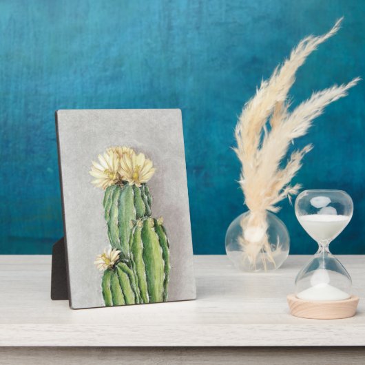 Blume Cactus Fotoplatte (Seite)