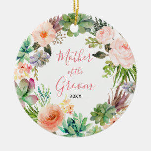 Blume Cactus Mother of the Groom Ornament