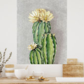 Blume Cactus Poster (Küche)