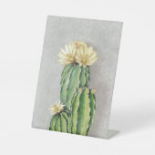 Blume Cactus Sockelschild (Vorderseite)