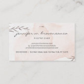 Blume Cake Design Bäckerei Konditorei Visitenkarte (Rückseite)