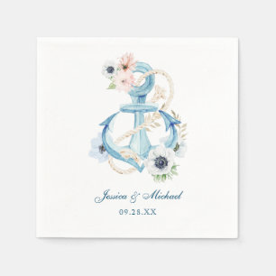 Blume Calligraphy Wedding Serviette