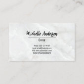 Blume Candle Crystal Metaphysical Shop Visitenkarte (Rückseite)