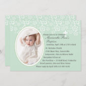 Blume Canopy Foto Einladung (Vorne/Hinten)