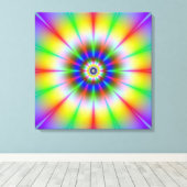 Blume Canvas Leinwanddruck (Insitu (Holzboden))