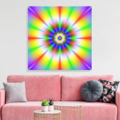 Blume Canvas Leinwanddruck (Insitu (Wohnzimmer))
