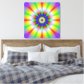 Blume Canvas Leinwanddruck (Insitu (Schlafzimmer))