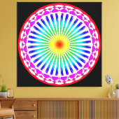 Blume Canvas Leinwanddruck (Insitu (Wohnzimmer))