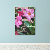 Blume Canvas Print Leinwanddruck (Insitu (Holzboden))