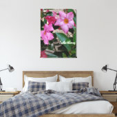 Blume Canvas Print Leinwanddruck (Insitu (Schlafzimmer))