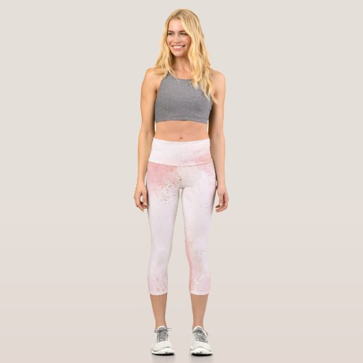 Blume Capri Leggings (Vorderseite)