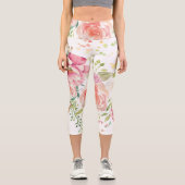 Blume Capri Leggings (Vorderseite)