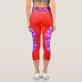 Blume Capri Leggings (Rückseite)