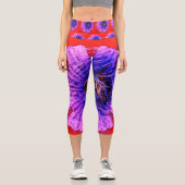 Blume Capri Leggings (Vorderseite)