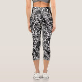 Blume Capri Leggings (Rückseite)