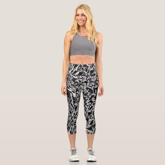 Blume Capri Leggings (Vorderseite)