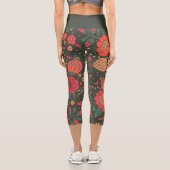 Blume Capri Leggings (Rückseite)