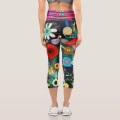 Blume Capri Leggings (Rückseite)